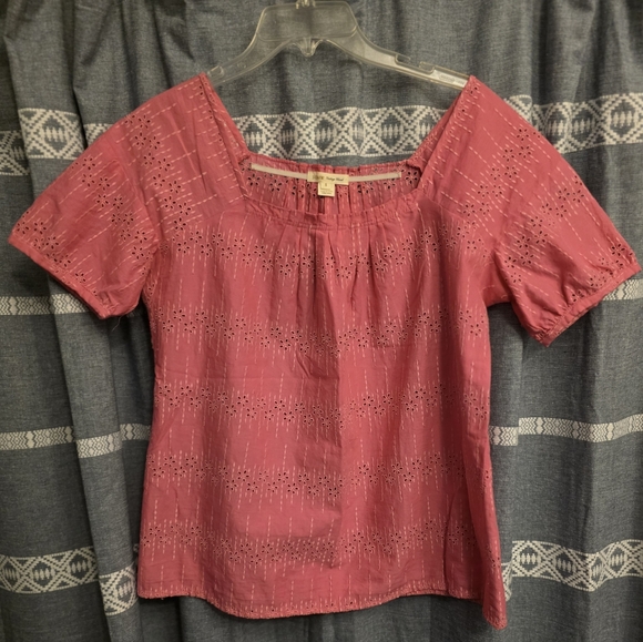 J. Crew Tops - J. Crew Vintage Closet Eyelet Cotton Top Size SMALL